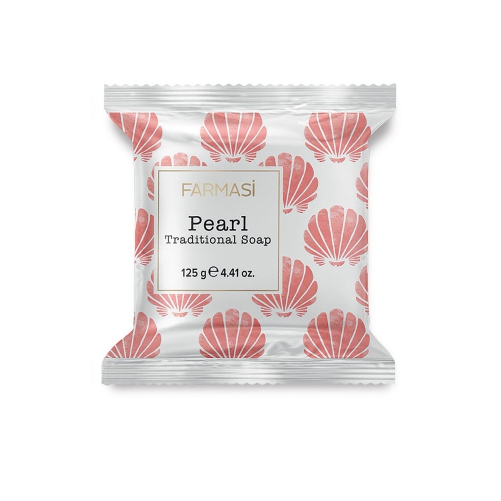 Farmasi Pearl Soap with Pink Shell Design
